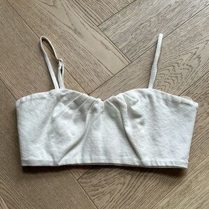 Oak & Fort - white cropped tank top